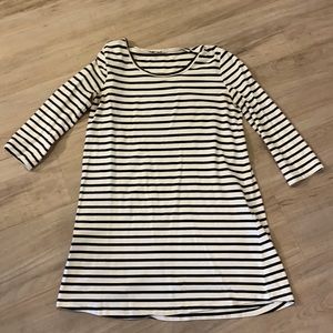 Striped Long Sleeve Dress